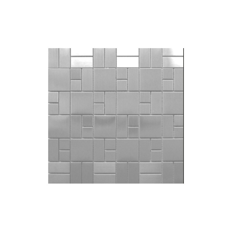 Brushed Stainless Steel Mosaic