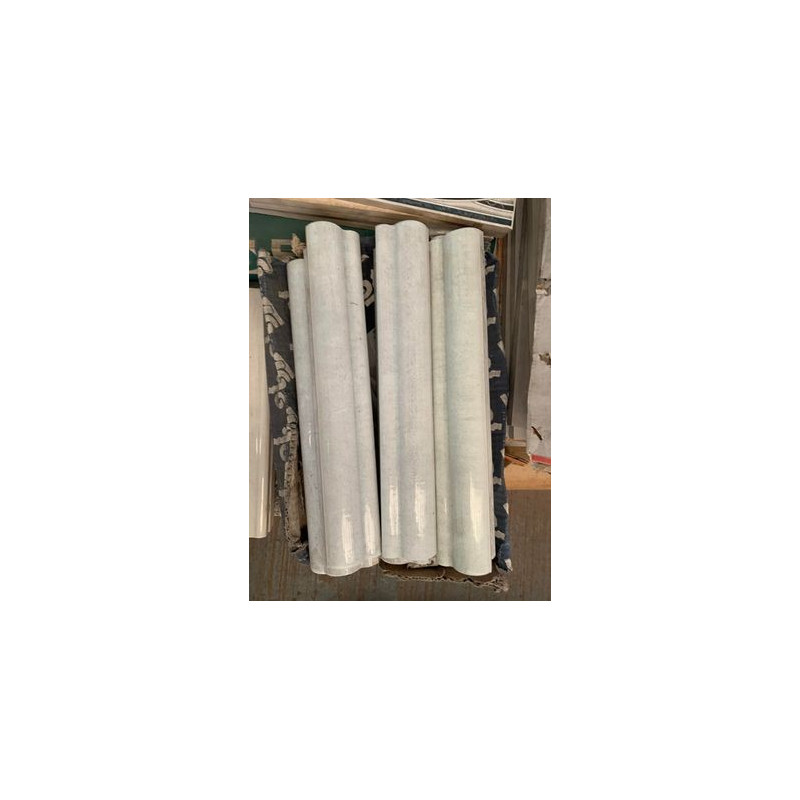 Pale Blue Border Rail Tile 50x200mm