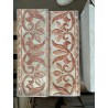 Red Flower Patterned Border Tile 315x110mm