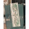 Green/Cream Mosaic Style Border Tile 280x90mm