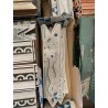 Arrow Shaped Border Tile Blue/White/Silver290x65mm