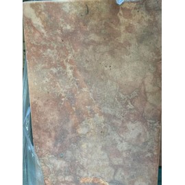 Red/Grey Stone Effect Tile 333x333mm