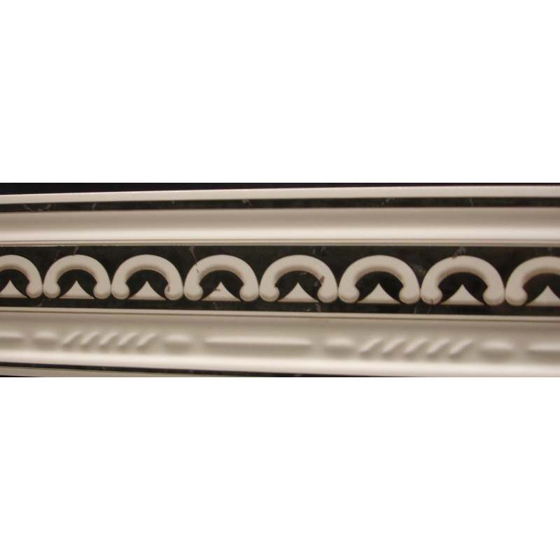 PLAZA WALL TILE BORDER 4018 NEGRO 7.8X25CM