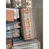 Plaza Terracotta Blue Border Mosaic Tile