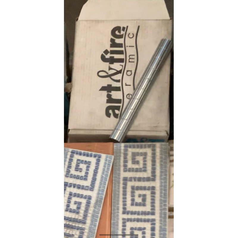 Diamanta Chrome Border Tile 3x25