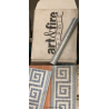 Diamanta Chrome Border Tile 3x25