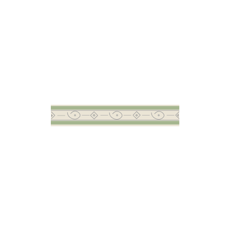 Green Silver Swirl Border Tile 250x42mm