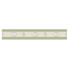 Green Silver Swirl Border Tile 250x42mm