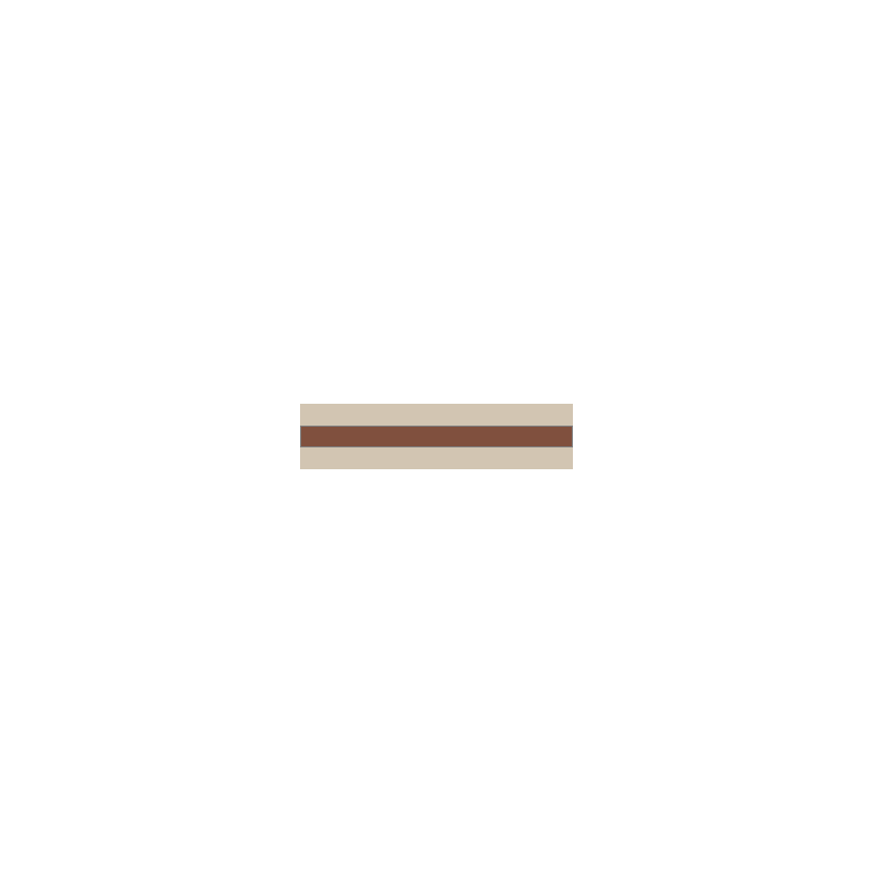 Cream/Red Stripe Border 60x250mm