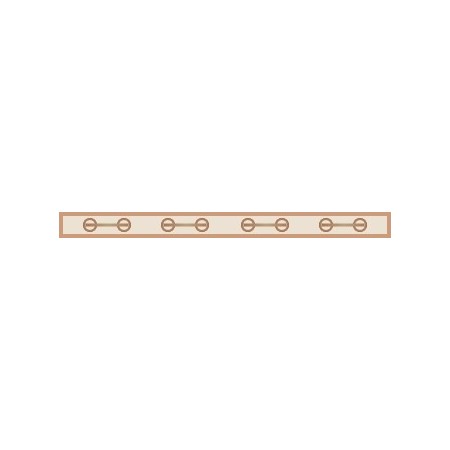 Lisetdo Nappa Cotto 25x332mm Border Tile