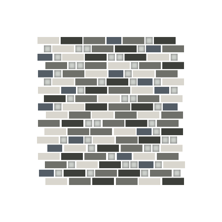 Grey/White/Black Mosaic Tile 295x310mm