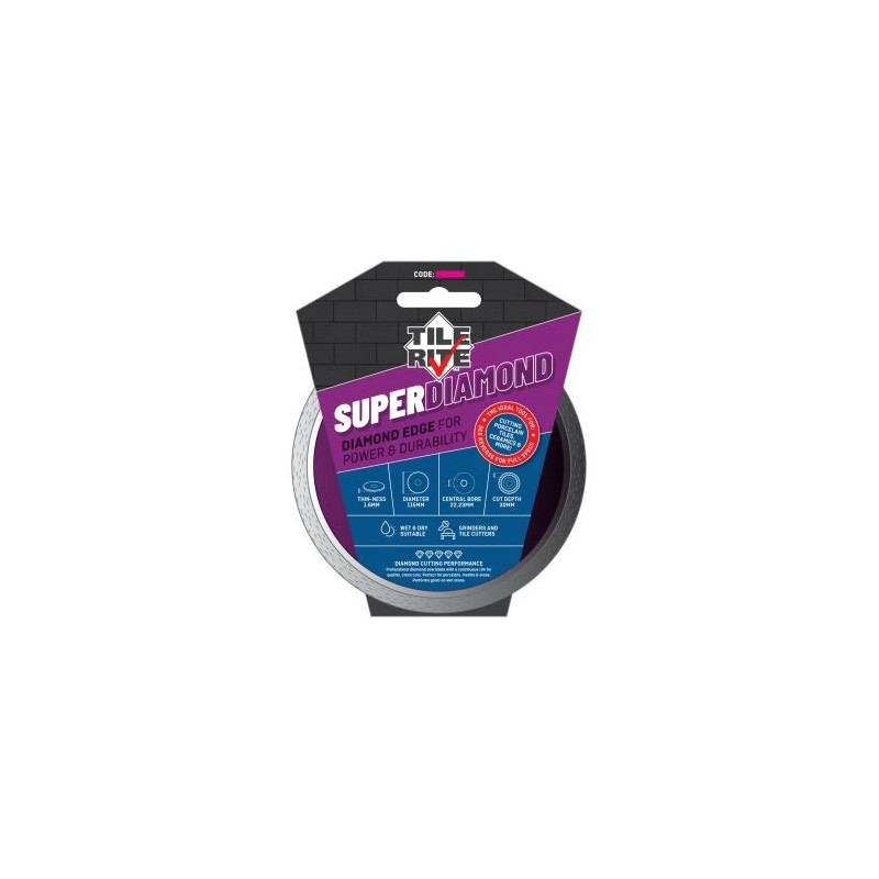 Tile Rite Super Diamond Angle Grinder Blade