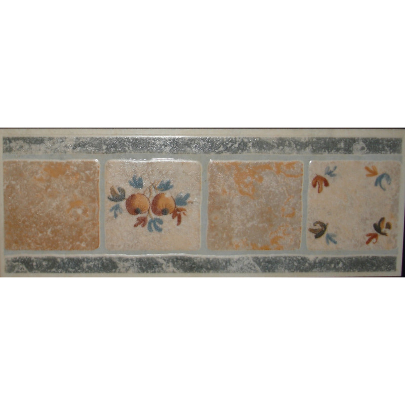 PLAZA WALL TILE BORDER 5051 VERDE 7.3X20XM