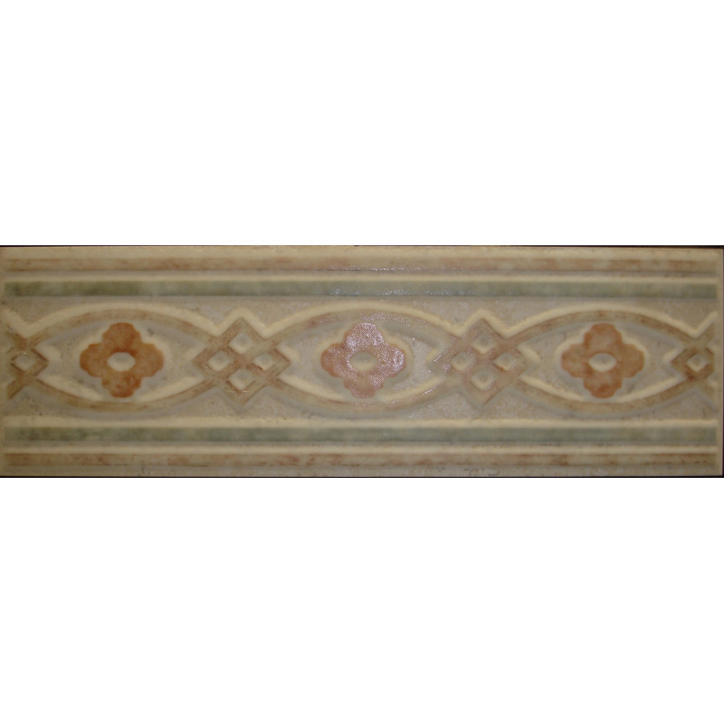 PLAZA WALL TILE BORDER 5045 BEIGE 7.8X25CM