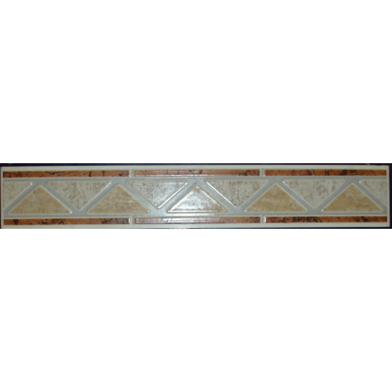 PLAZA WALL TILE BORDER 5150 MARRON 4.4X28CM