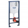 Alca Basic 2in1 1.0m Frame, Cistern & Chrome Plate