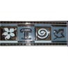 PLAZA WALL TILE BORDER 5158 AZUL 7.3X20CM