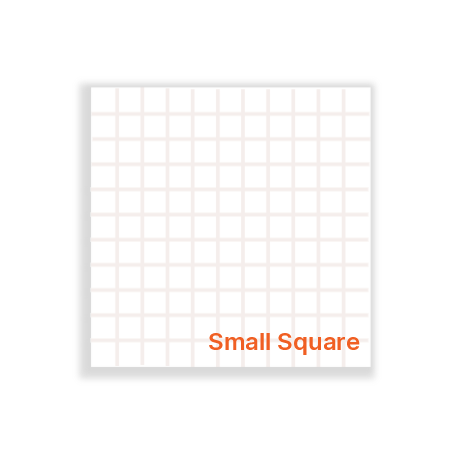 Super White Mosaics Small Square 30x30cm