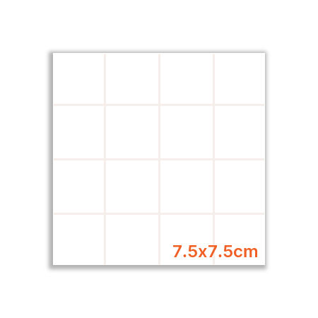 Super White Polished Porcelain 75x75mm
