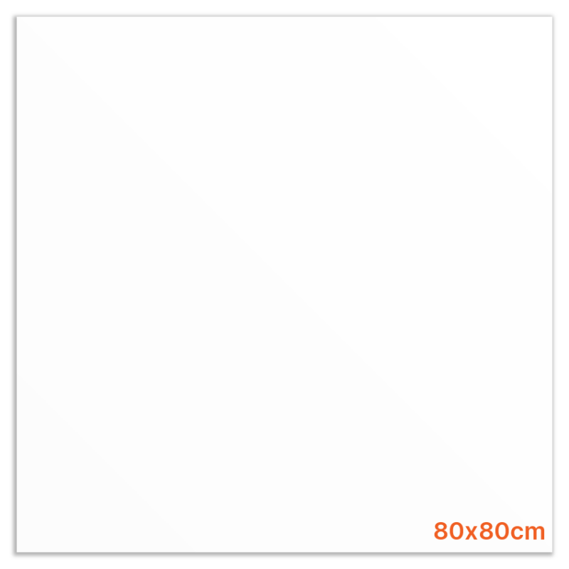 01P Super White Polished Porcelain 80x80 Sold Singularly 