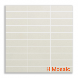 Ivory Polished Porcelain H Mosaic 30x30cm Ivory Polished Mosaic 30x30cm