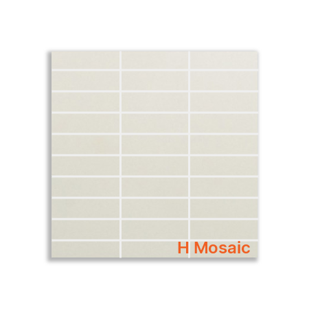 Ivory Polished Mosaic 30x30cm