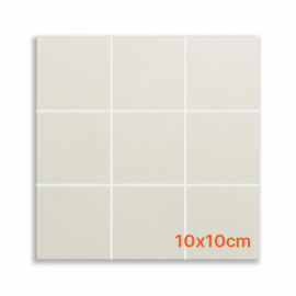 Ivory Polished Porcelain Mosaic 10x10cm