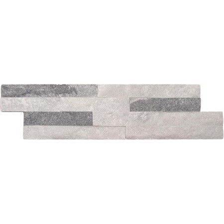 Split Face Glacier Cloud Grey Riven Cladding 100×360