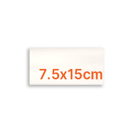 Snow Flake Polished Porcelain Mosaic 7.5x15cm Snow Flake Polished Porcelain