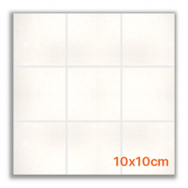 Snow Flake Polished Porcelain Mosaic 10x10cm Snow Flake Polished Porcelain