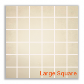 Belvedera Polished Porcelain Large Square Mosaic 30x30cm