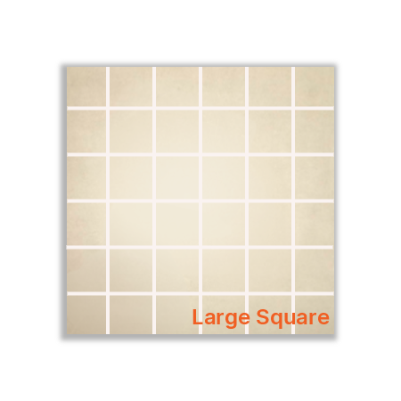 Belvedera Polished Porcelain Large Square Mosaic 30x30cm