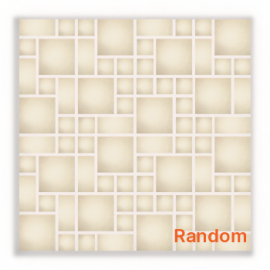 Belvedera Polished Porcelain Random Mosaic 30x30cm Belvedera Polished Porcelain