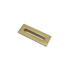 Flauto Overflow Cover Brushed Brass Flauto Overflow Cover Brushed Brass