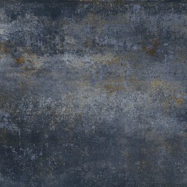 TAU Ceramica Ferrum Metallic Royal Blue Semi-Polished Porcelain Tile 60x60cm