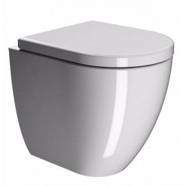 GSI Pura 50/F back to wall WC Pan With Swirl flush + Slimline soft close Seat GSI Pura 50/F Back To Wall WC Pan With Swirlflush+ Slimline soft Seat