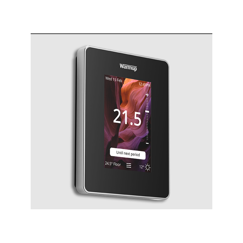 Warmup 6iE WiFi Thermostat Controller Onyx Black