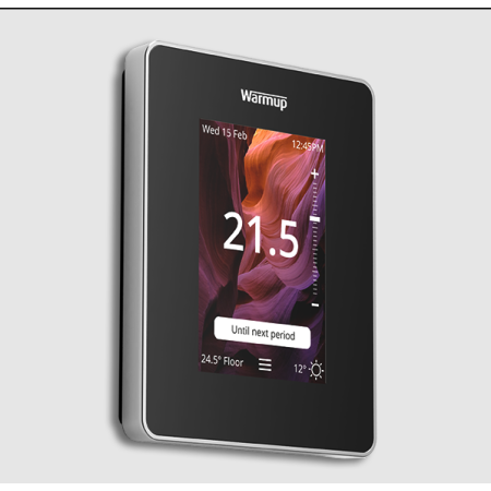 Warmup 6iE WiFi Thermostat Controller Onyx Black