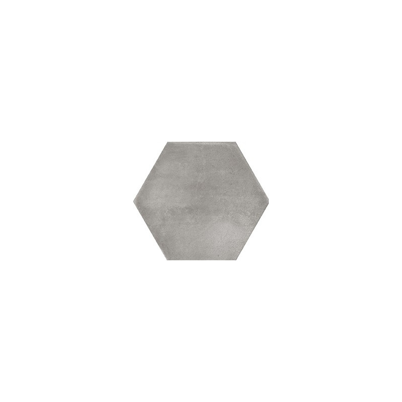Cementine Hexagon Grey 23x27