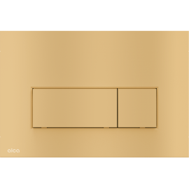 Flush plate for pre-wall installation systems, GOLD-matt