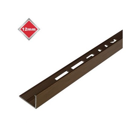 12mm NEW L Shape Brushed Copper Aluminium