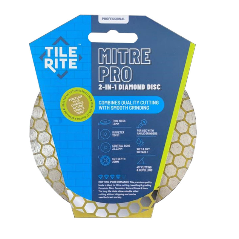 Tile Rite 115MM Mitre Pro 2-in-1 Blade