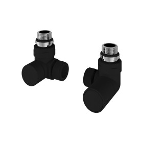 Corner Radiator Valves (pair) Matt Black Corner Radiator Valves (pair) Matt Black