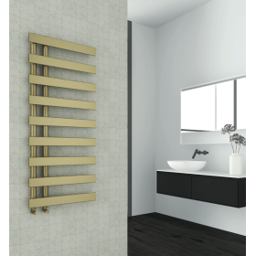 Milton Designer Radiator – 1165mm x 500mm – Brushed Brass Milton Designer Radiator – 1165mm x 500mm – Brushed Brass