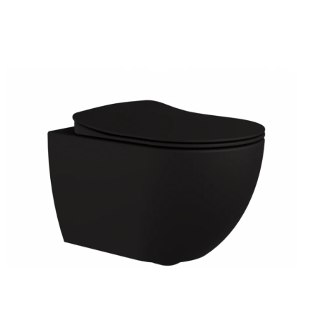 Creavit Free Wall Hung WC Matte Black