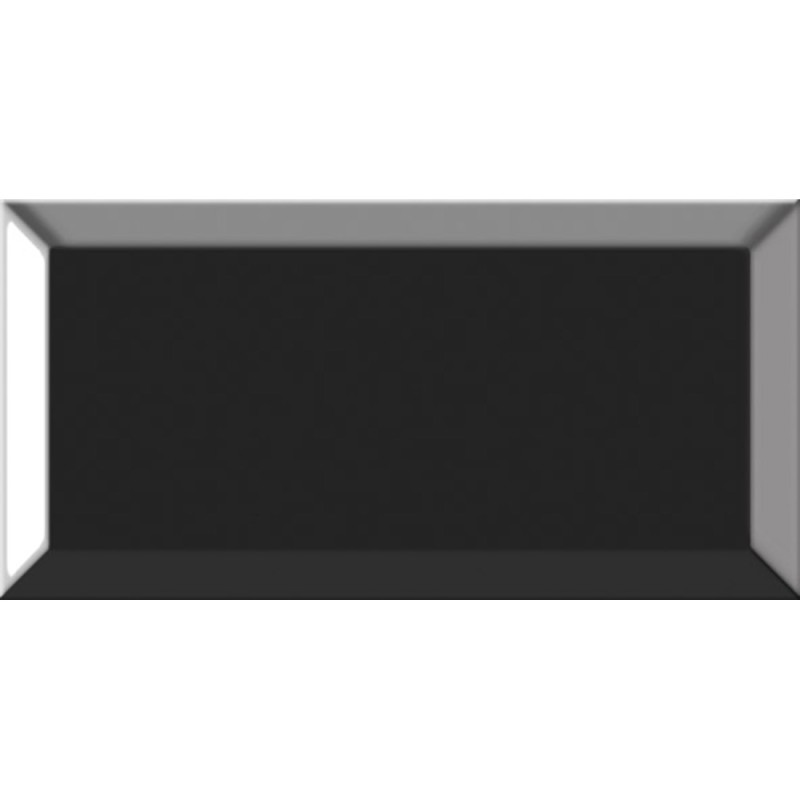 Metro Tile Beveled Black 10x20