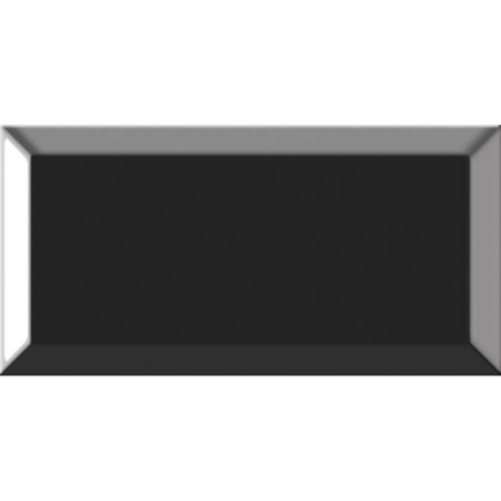 Metro Tile Beveled Black 10x20