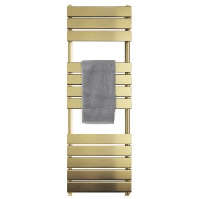 Queenstown Brushed Brass Radiator 1200 x 450mm Queenstown Brushed Brass Radiator 1200 x 450mm