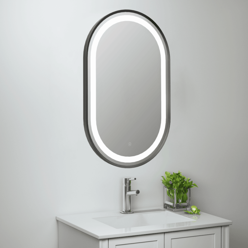 Astini Martha Orca Black 800 LED Touch Mirror