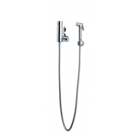 Thermostatic Douche Kit with Brass Spray Head & Mixing Valve | Chrome Bidet Shower Kit with Hose